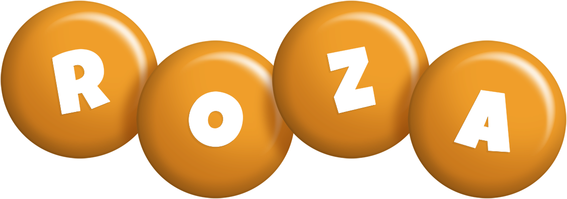 Roza candy-orange logo