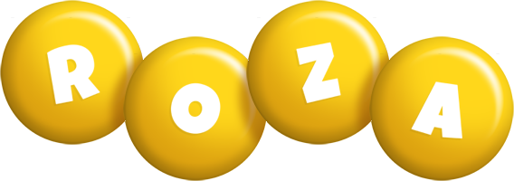 Roza candy-yellow logo