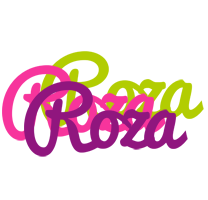 Roza flowers logo