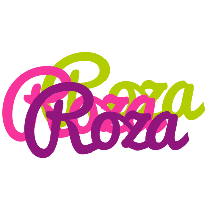 Roza flowers logo