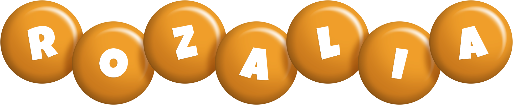 Rozalia candy-orange logo