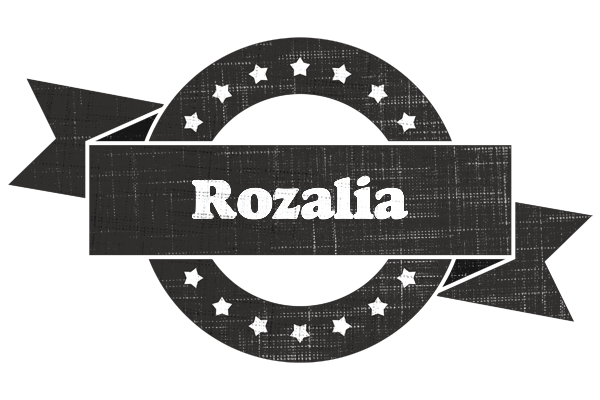 Rozalia grunge logo