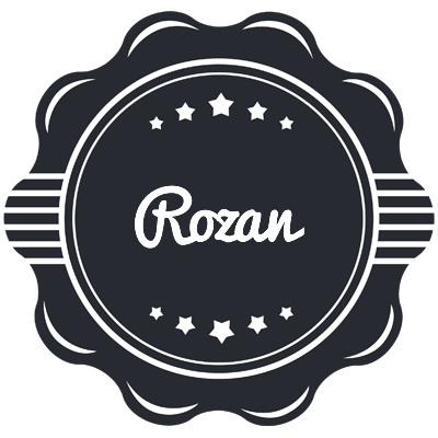 Rozan badge logo