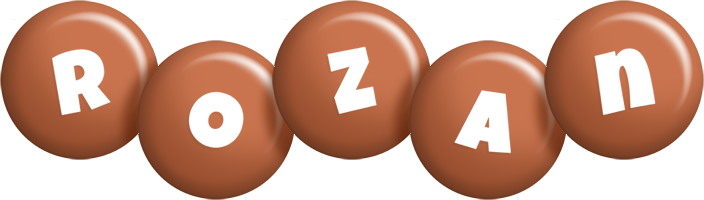 Rozan candy-brown logo