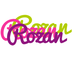 Rozan flowers logo