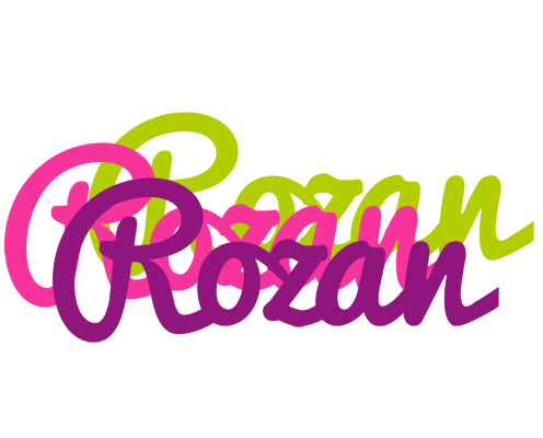 Rozan flowers logo