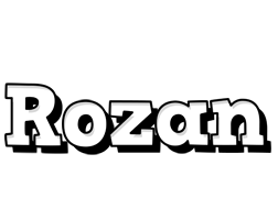 Rozan snowing logo