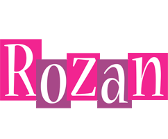 Rozan whine logo