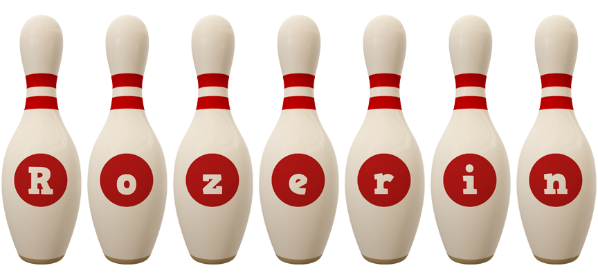 Rozerin bowling-pin logo