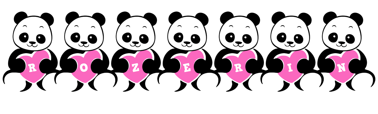 Rozerin love-panda logo