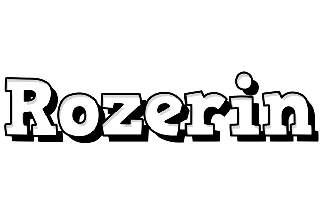 Rozerin snowing logo