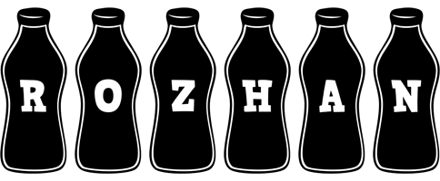 Rozhan bottle logo
