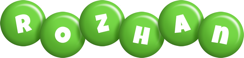 Rozhan candy-green logo