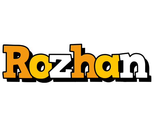Rozhan cartoon logo
