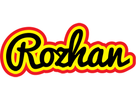 Rozhan flaming logo