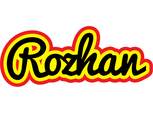 Rozhan flaming logo