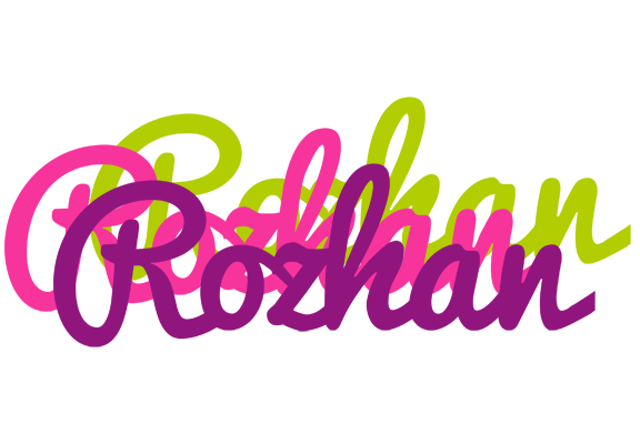 Rozhan flowers logo