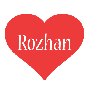 Rozhan love logo