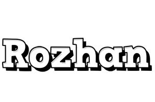 Rozhan snowing logo