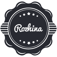 Rozhina badge logo