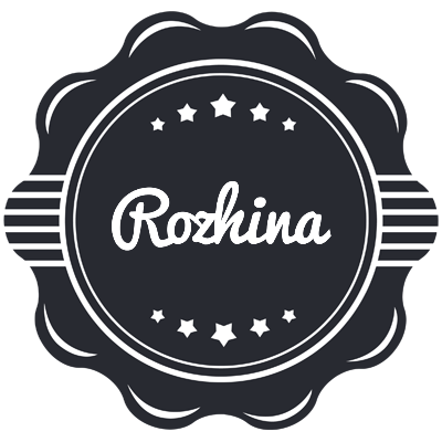 Rozhina badge logo