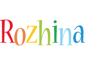 Rozhina birthday logo