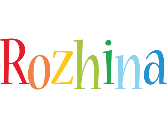 Rozhina birthday logo