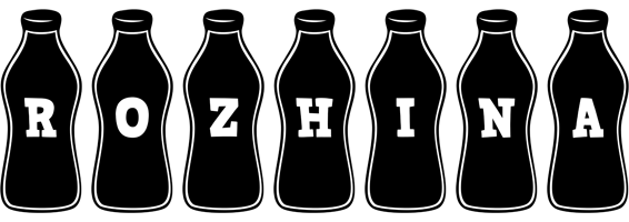 Rozhina bottle logo