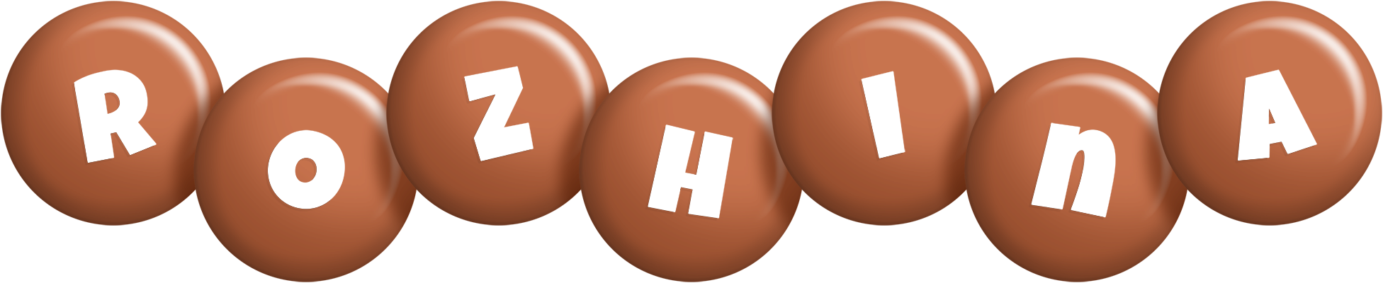 Rozhina candy-brown logo
