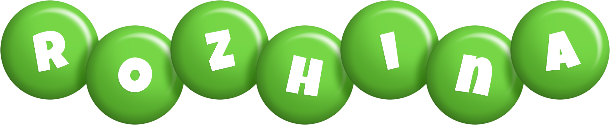 Rozhina candy-green logo