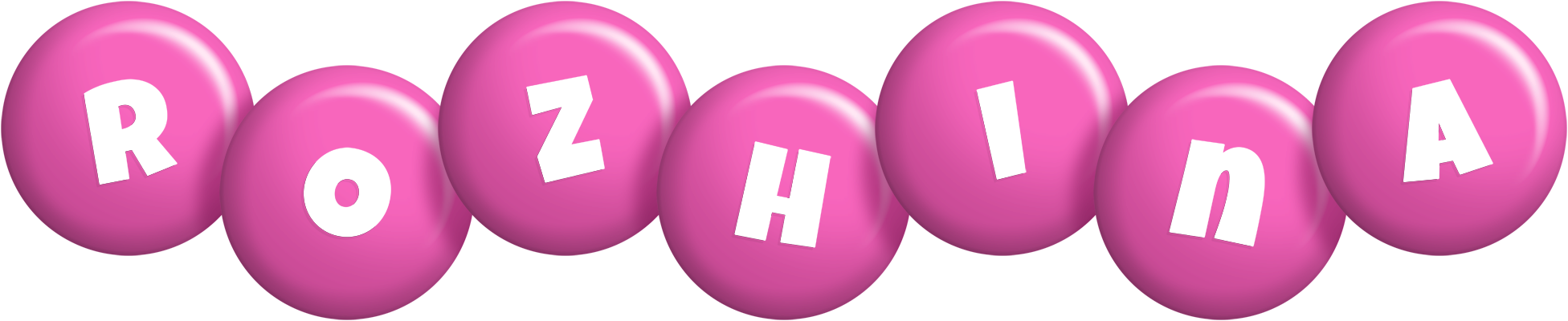 Rozhina candy-pink logo