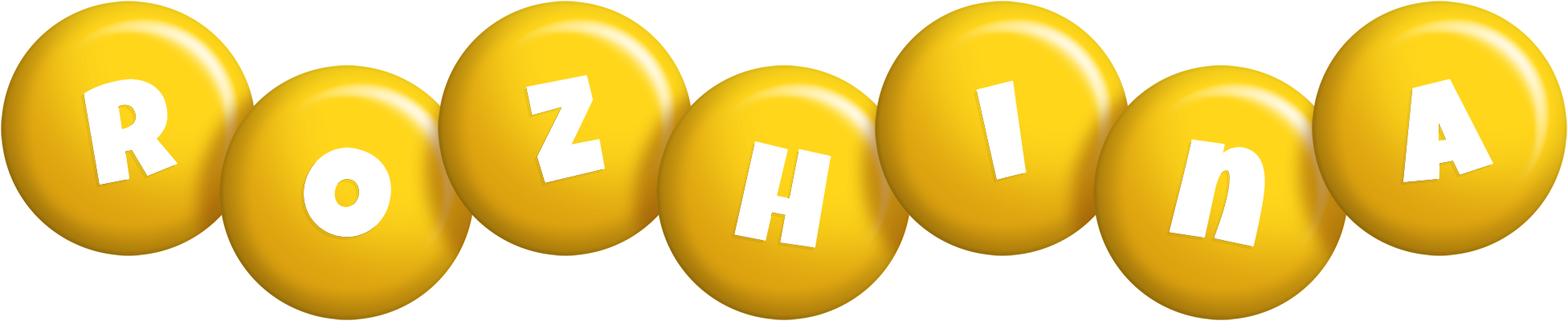 Rozhina candy-yellow logo