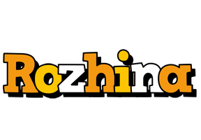 Rozhina cartoon logo