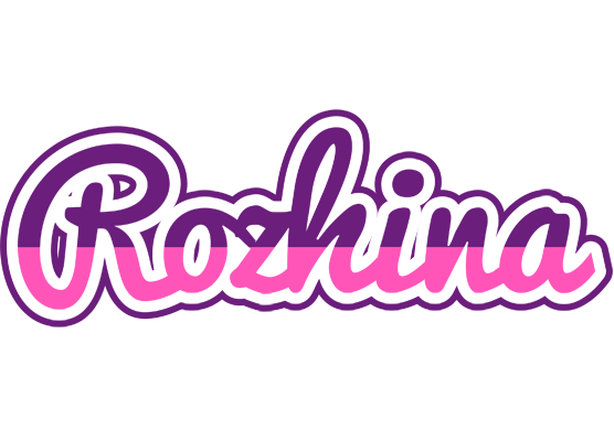 Rozhina cheerful logo