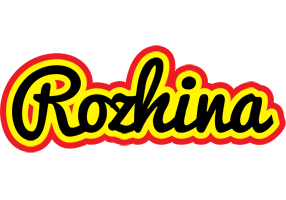 Rozhina flaming logo