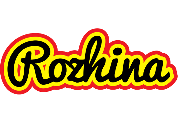 Rozhina flaming logo