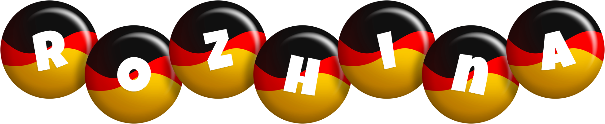 Rozhina german logo
