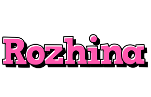 Rozhina girlish logo