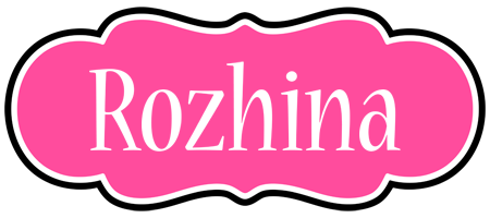 Rozhina invitation logo