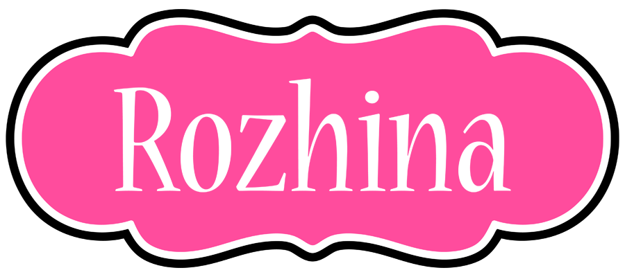 Rozhina invitation logo