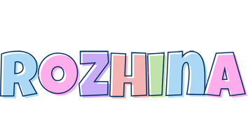 Rozhina pastel logo