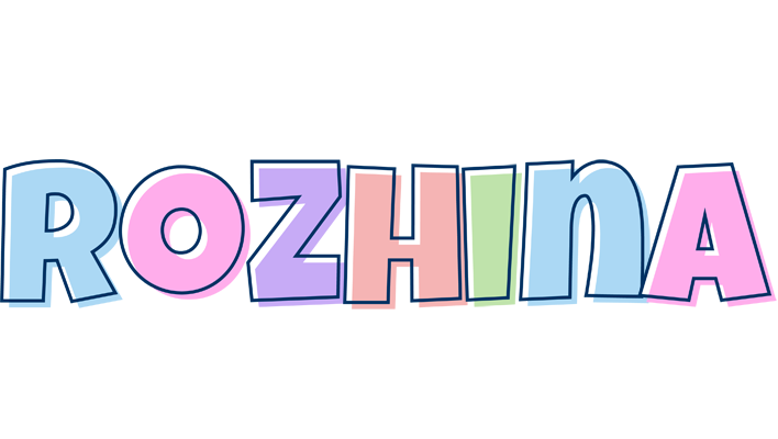 Rozhina pastel logo
