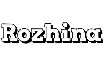 Rozhina snowing logo