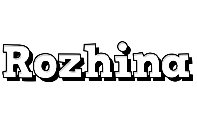 Rozhina snowing logo