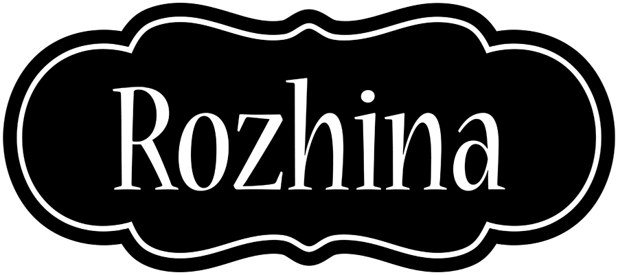 Rozhina welcome logo