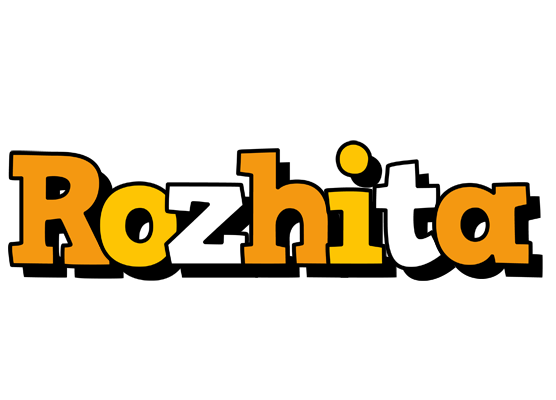 Rozhita cartoon logo