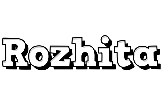 Rozhita snowing logo