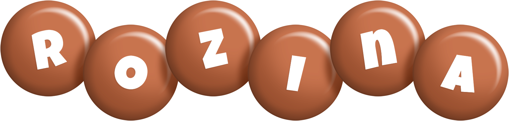 Rozina candy-brown logo