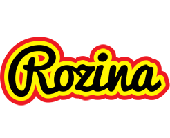 Rozina flaming logo