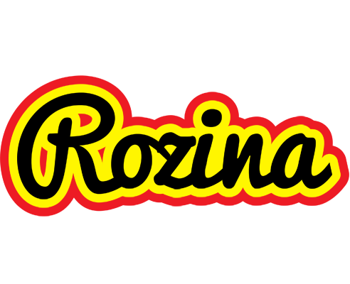 Rozina flaming logo